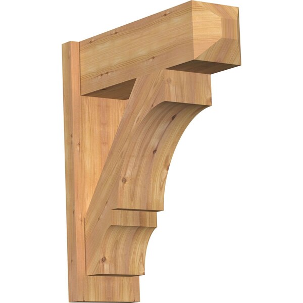 Ekena Millwork Balboa Smooth Craftsman Outlooker, Western Red Cedar, 7 1/2"W x 22"D x 26"H OUT08X22X26BOA04SWR - main